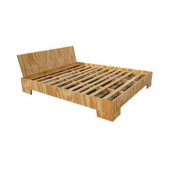 HWAJ17- GIƯỜNG GỖ PLYWOOD