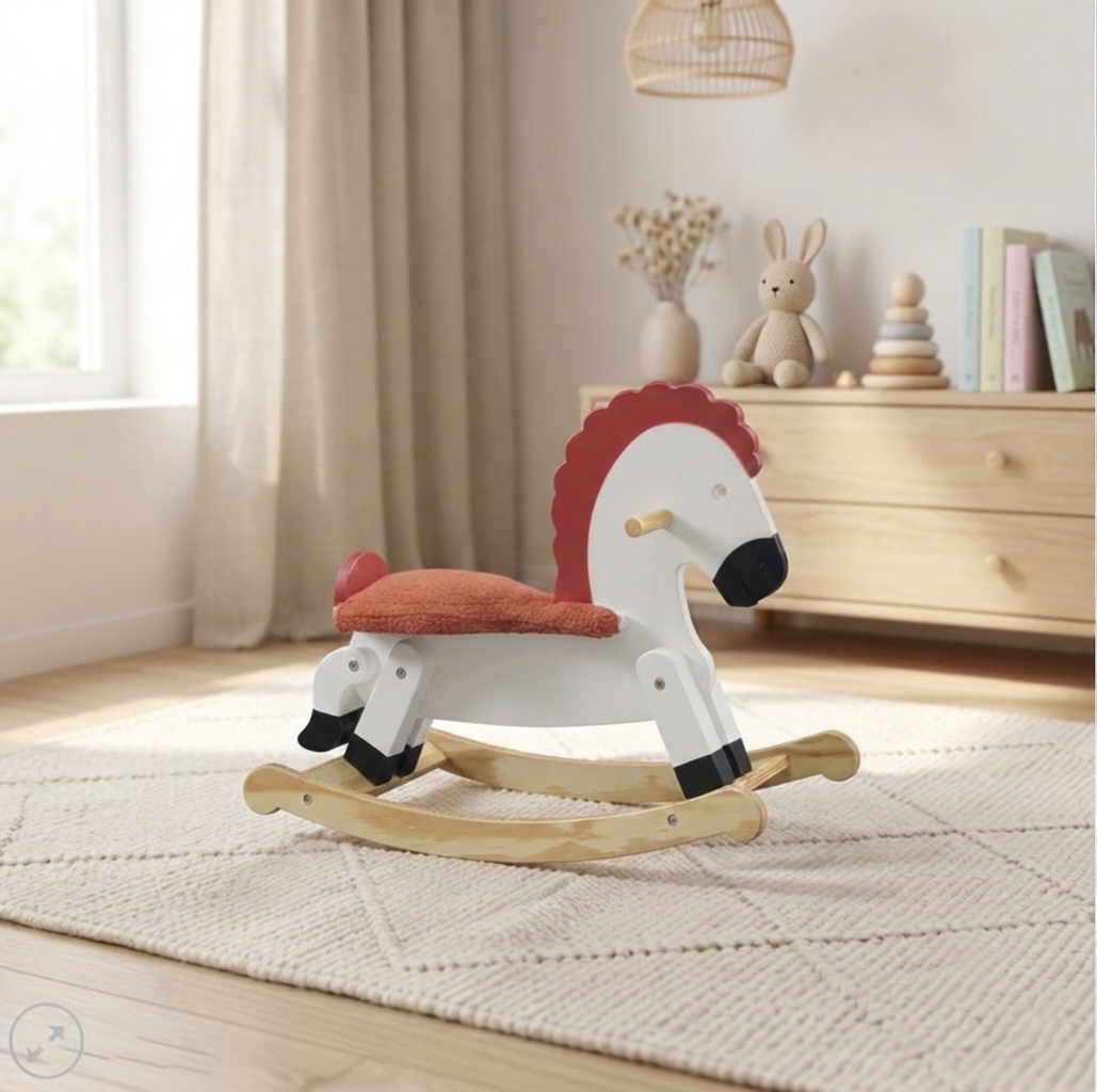 MVRB182 - ĐỒ CHƠI BẬP BÊNH CON NGỰA BẰNG GỖ - Ảnh 2