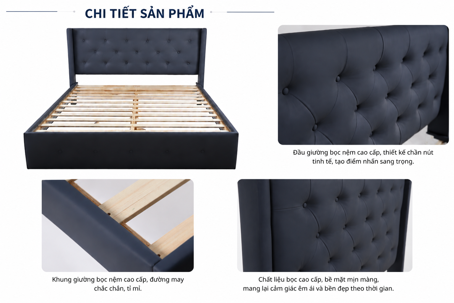 MTGN76 - GIƯỜNG BỌC NỆM - Ảnh 6
