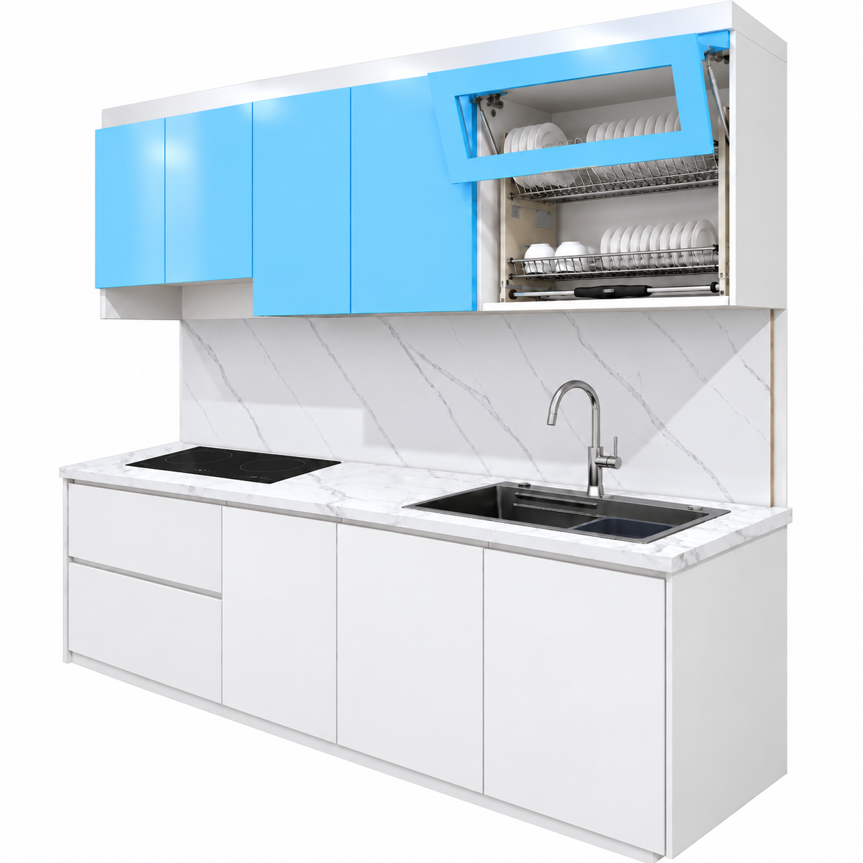 DTGX41 - TỦ BẾP HÌNH CHỮ NHẬT - Ảnh 3
