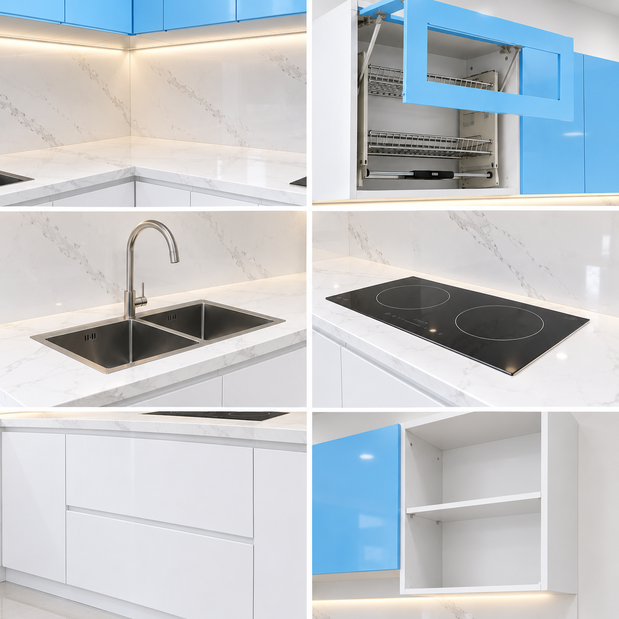 DTGX42 - TỦ BẾP CHỮ L - Ảnh 4