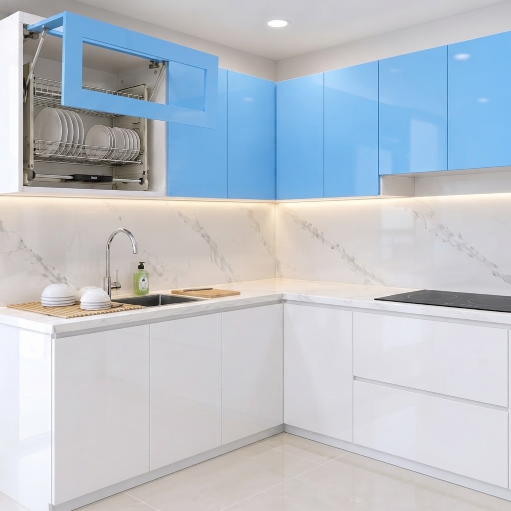 DTGX42 - TỦ BẾP CHỮ L - Ảnh 2