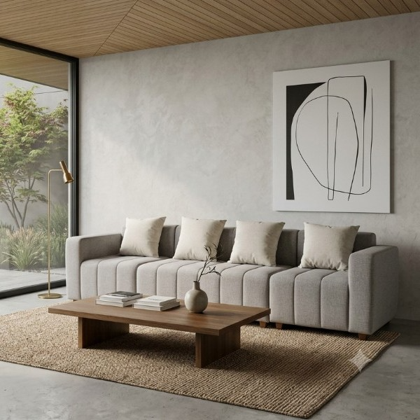 HKTF225-GHẾ SOFA BỌC VẢI - Ảnh 2